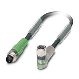 SAC-3P-M 8MS/10,0-PUR/M 8FR-2L - Sensor/actuator cable