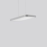 TRIONA rectangle, 77 W, 9300 lm, 830, silver, smart+free Pendant lumin