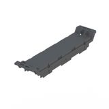 Front element, OMNIMATE Housing - series CH20M  Graphite grey, Front element, including preperation for flip cover, Width: 22.5 mm