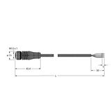 High-Temperature Resistant Actuator and Sensor Cable Connection Cable   HT-WAK4-2/S2430