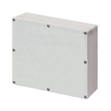 Aluminium push-button enclosure M4 230x205x80, undrilled, without cable entry