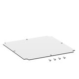 Mounting plate, light grey