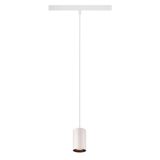NUMINOS® XS 48V TRACK DALI, pendant light, white / black, 8.7W, 640lm, 2700K, CRI90, 20°