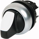 M22-WRK4 Changeover switch, RMQ-Titan, With thumb-grip, maintained, 4 positions, Bezel: titanium