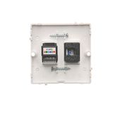 Touch panel 3 modules, Modul 1: 2 horizontal touch fields, Module 2: 2 vertical touch fields, Module 3: 2 horizontal touch fields, Fixing: horizontal, Silver mist