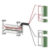 Accessory for 3KC8 power supply cable for upper connection 2-pole
