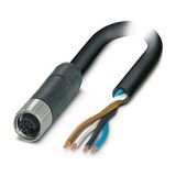 SAC-4P- 1,0-PUR/M12FSL - Power cable