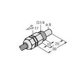 Flow Monitoring Immersion Sensor without Integrated Processor   FCS-G1/4T-NA