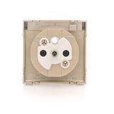 Double two way switch with LED indicator light, 10AX, white matt