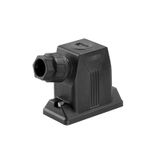 HDC enclosures, Size: 4, Protection degree: IP66, IP67, in plugged condition, Cable entry from side, Screw, , Size of cable entries: M 32