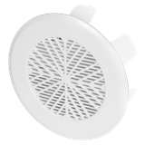 Round pipe ventilation grille