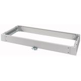 BPZ-KR8.50/400 Cable arrangement plinth for floor standing distribution board IP54, HxWxD=75x850x400mm, grey