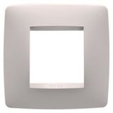 ONE INTERNATIONAL PLATE - IN PAINTED TECHNOPOLYMER - 2 MODULES - NATURAL BEIGE - CHORUSMART