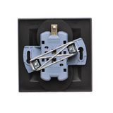 Light push button, (module), 10AX, quick connection, white