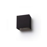 LOPE W 25/14 wall Polycotton black/copper foil 230V LED E27 15W