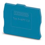 D-MPT 2,5 BU - End cover