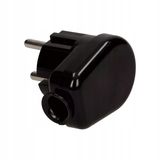 Plug D2 2P 16A 250V Orno WT-16K2/black TIMEX