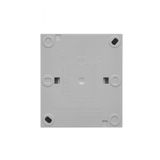 Two-pole switch, (module), Simon 24, IP20/IP44, 10AX, white