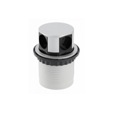 Furniture socket COMFORT, Ø100 mm, 4xSHUKO, cable 1.5 m, aluminum