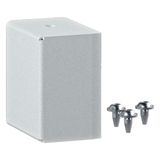 End plate for fire protection duct FWK-Plus 60x60 mm white powder-coated