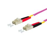 OpDAT patch cord LC-D/LC-D OM4, 25.0 m