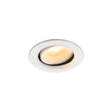 NUMINOS© MOVE XS, recessed CL, 4000K, 40ø, IP20, round wh
