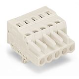 1-conductor female connector CAGE CLAMP® 2.5 mm² light gray