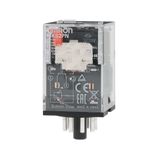 MKSN8098M Relay, plug-in, 8-pin, DPDT, 10 A, mech & LED indicator MKSN8098M