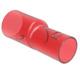 Transition coupling M20/M25 transparent-red