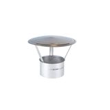 Master stainless steel end cap chimney O150mm