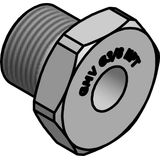 Sight glass 3/8-18 NPT