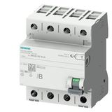 RCCB, 4-pole, type B, In: 25 A, 30 mA, 6mA DC, Un AC: 400 V