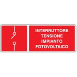 Various sign - Al - Dimensions: 330x125 mm