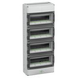 Small distributions boards, Type of protection IP65, Impact strength IK08, Protection class II, Un 400V DC, UL, DLG, UL-EU, VDE, Halogen free