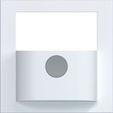 Cover with button for motion detector, A.x/C.x light white matte