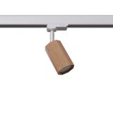 TRACK LAMP 3 PHASE MOVABLE ZEKE OAK GU10 4000K 7W 530LM WHITE