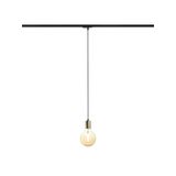ARAQ for 1-circuit tracks pendant brushed brass/black 230V LED E27 15W