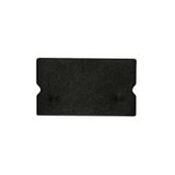 End cap for PM without hole, black, 1pc