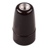 Lampholder Porcelain E14 Black