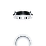 PANOS R R150 2k-830 LDO L AL WH - LED ceiling-recessed luminaire