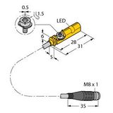 Magnetic Field Sensor For Pneumatic Cylinders   BIM-UNT-AP7X-0.3-PSG3S