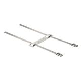 Stainless steel markers, Conductor and cable markers, 93 x 10 mm, silver