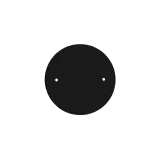 WALL BOX LID BLACK 20-PACK