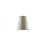 CONNY 25/30 table shade Monaco dove gray/silver PVC max. 23W