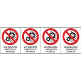 Adhesive label - Dimensions: 250 x 80 mm