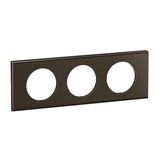 PLATE 3 GANG SATIN DARK NICKEL