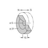 Accessories Permanent Magnet   DMR31-15-5