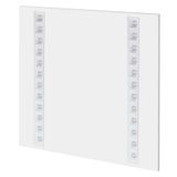 TROXO 60×60 LED Panel, Square, Recessed, White, 27W, UGR, Neutral White