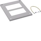 Perforated closing plate, Univers, IP54, CL1, 350x400 mm