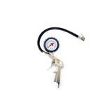 Air compressor gun with pressure gauge